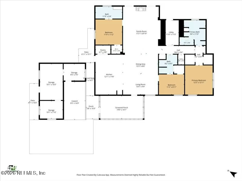 3 bedroom Single Family Residence at 1161 Whispering Pines Road, Orange Cove, St. Johns — photo 2