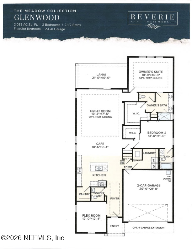 2 bedroom Single Family Residence at 762 Rustic Mill Drive, Reverie At Trailmark, St. Augustine — photo 2