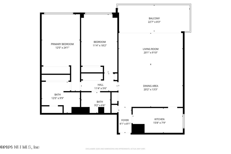2 bedroom Condominium at 1560 Lancaster Terrace #908, Broadview Terrace, Jacksonville — photo 3