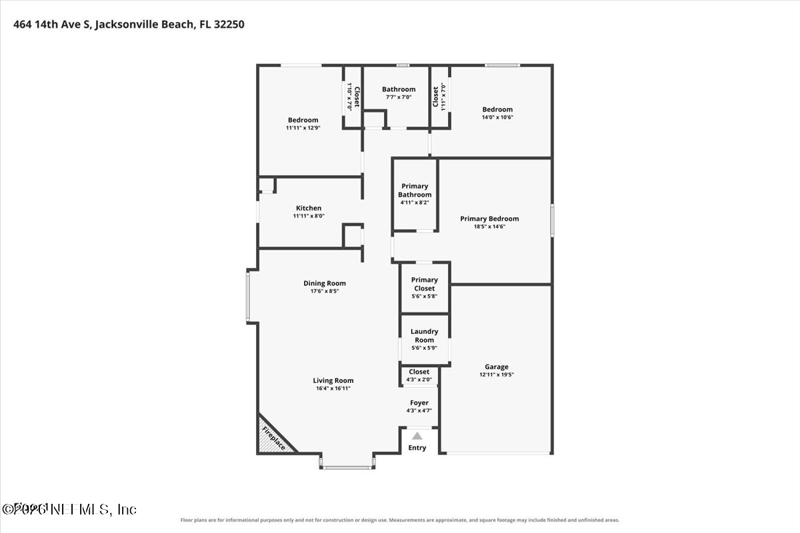 3 bedroom Single Family Residence at 464 14th Avenue, Oceanside Park, Jacksonville Beach — photo 3