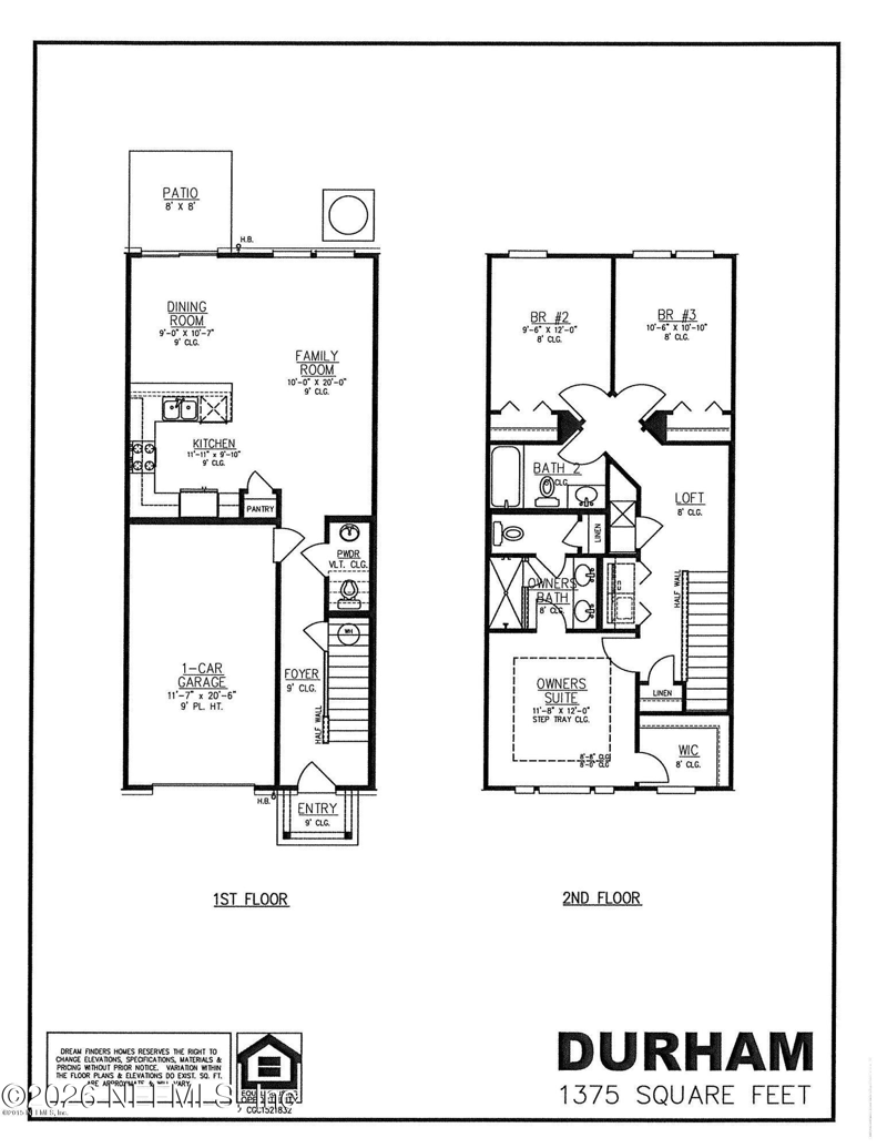 3 bedroom Townhouse at 1545 Landau Road, Kendall Pointe, Jacksonville — photo 2
