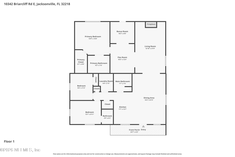 3 bedroom Single Family Residence at 10342 Briarcliff Road, Highlands, Jacksonville — photo 2