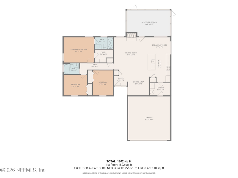 3 bedroom Single Family Residence at 3821 Olympic Lane, Mandarin Pines, Jacksonville — photo 2