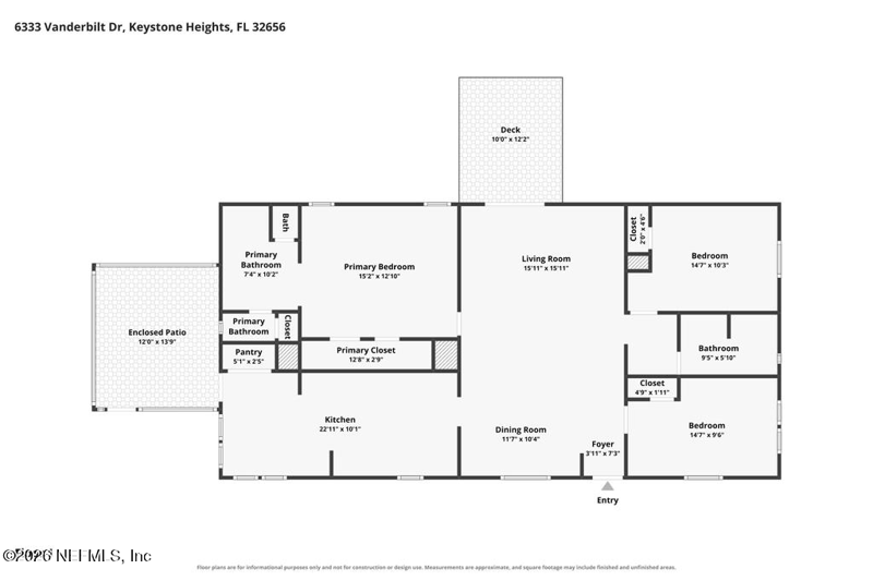 3 bedroom Manufactured Home at 6333 Vanderbilt Drive, Keystone Heights, Keystone Heights — photo 2