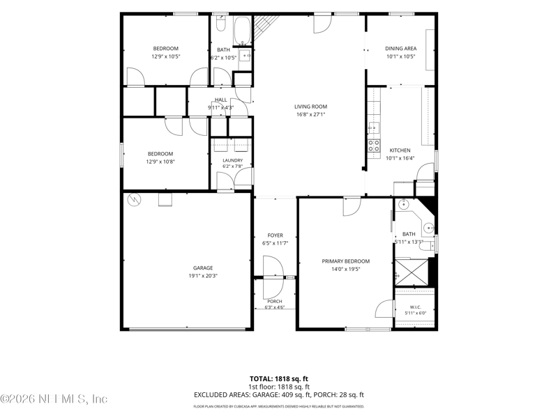 3 bedroom Single Family Residence at 12131 Banyan Tree Drive, Hood Landing Lakes, Jacksonville — photo 4