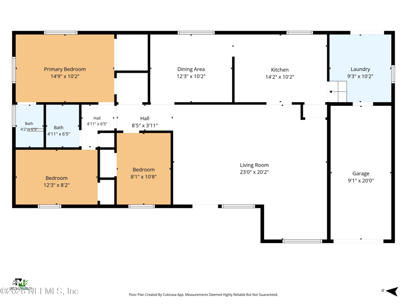 3 bedroom Single Family Residence at 1847 Grove Park Drive, Grove Park, Orange Park — photo 2