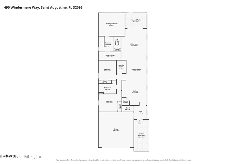 3 bedroom Single Family Residence at 490 Windermere Way, Beacon Lake, St. Augustine — photo 2