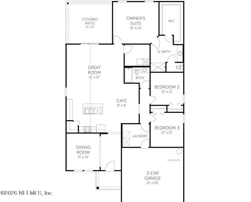 3 bedroom Single Family Residence at 14336 Firebird Drive, Bellbrooke, Jacksonville — photo 2