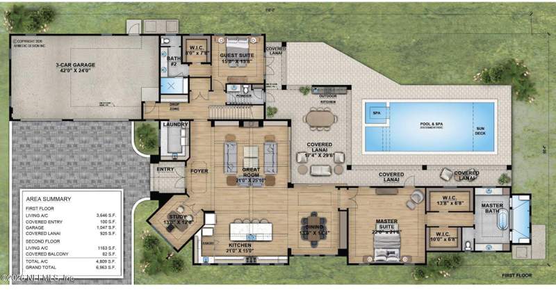 4 bedroom Single Family Residence at 213 Spanish Marsh Drive, Palencia, St. Augustine — photo 2