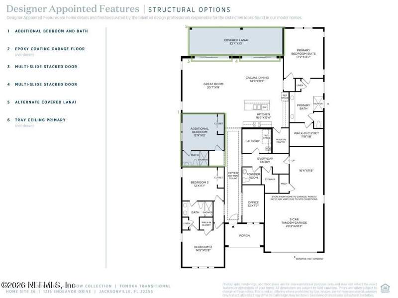 3 bedroom Single Family Residence at 12151 Endeavor Drive, Regency at Everrange, Jacksonville — photo 4
