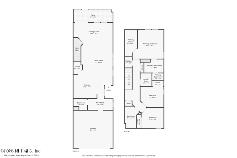3 bedroom Townhouse at 164 Java Lane, Waterford Lakes, St. Augustine — photo 2