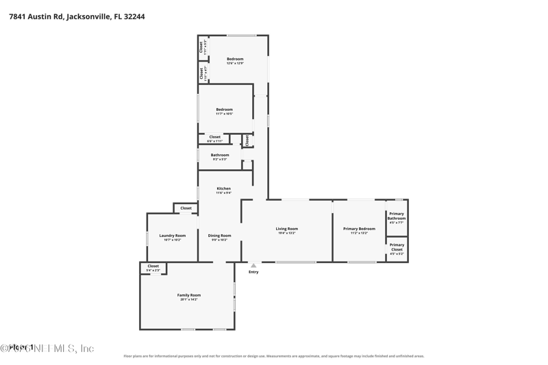 4 bedroom Single Family Residence at 7841 Austin Road, Oak Hill Terrace, Jacksonville — photo 2