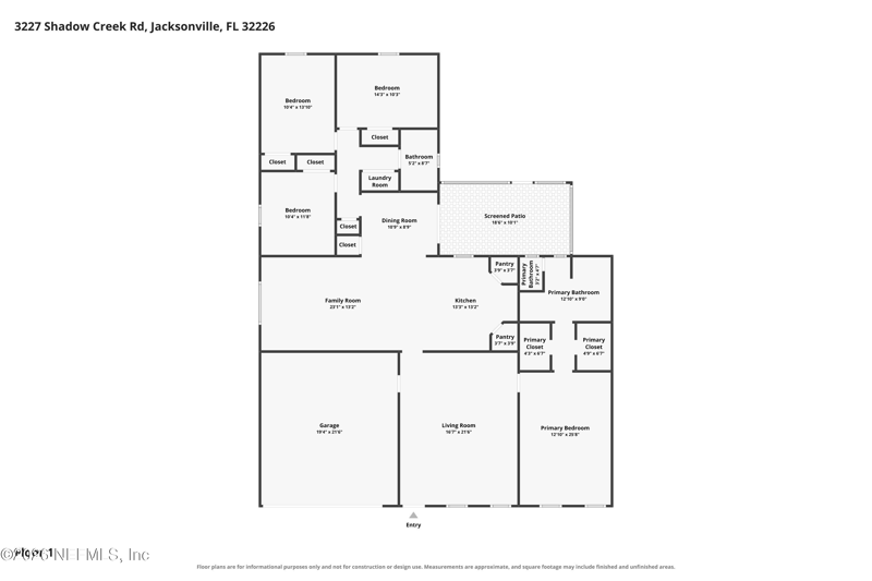 4 bedroom Single Family Residence at 3227 Shadow Creek Road, Hickory Hills, Jacksonville — photo 2