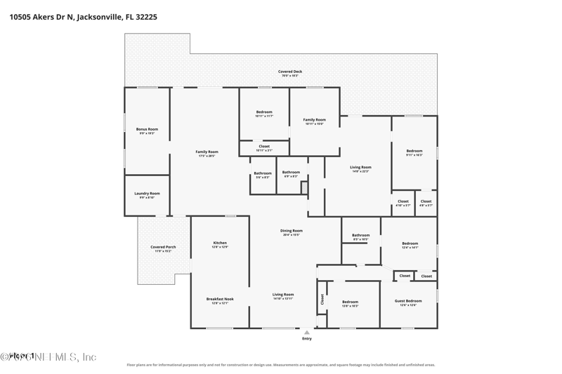 5 bedroom Single Family Residence at 10505 Akers Drive, Queen Akers, Jacksonville — photo 2