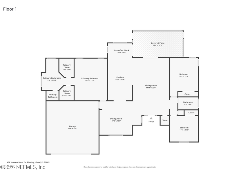 3 bedroom Single Family Residence at 408 Harvest Bend Drive, Harvest Bend, Fleming Island — photo 2