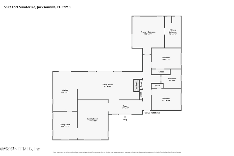 3 bedroom Single Family Residence at 5627 Ft Sumter Road, Confederate Point, Jacksonville — photo 2
