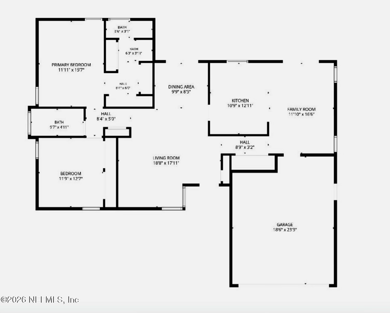 2 bedroom Single Family Residence at 702 Nieves Lane, St Augustine Shores, St. Augustine — photo 2