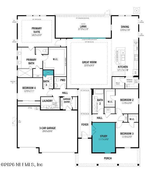 4 bedroom Single Family Residence at 93 Wagonbrook Way, Rivertown Springs, St. Johns — photo 2