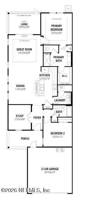 2 bedroom Townhouse at 115 Foxford Place, Watersong At Rivertown, St. Johns — photo 2