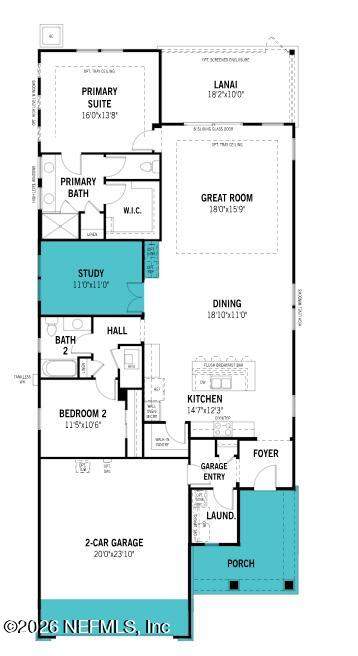 2 bedroom Single Family Residence at 35 Crafton Circle, Watersong At Rivertown, St. Johns — photo 2