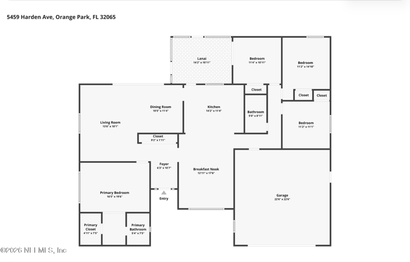4 bedroom Single Family Residence at 5459 Harden Avenue, Lakeside Estates, Orange Park — photo 2