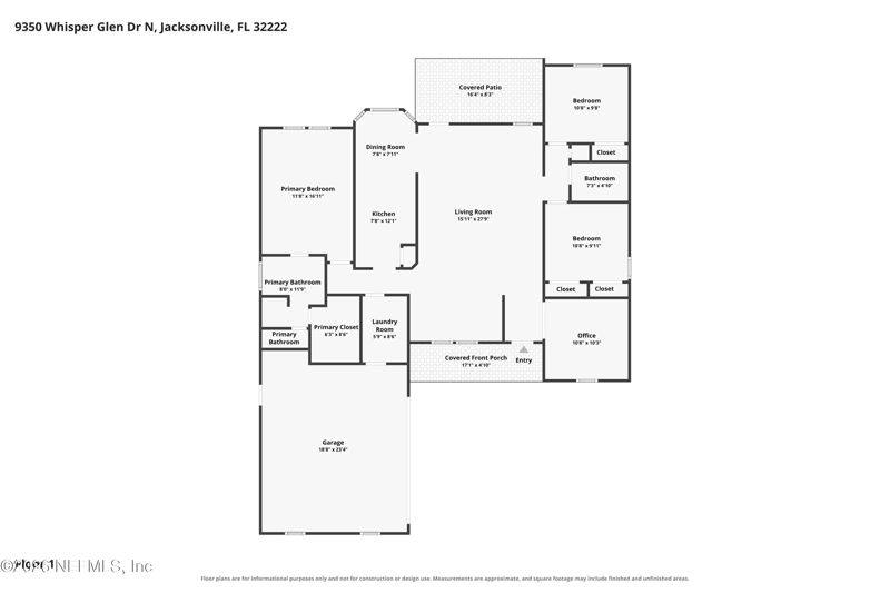 3 bedroom Single Family Residence at 9350 Whisper Glen Drive, Whisper Glen, Jacksonville — photo 2