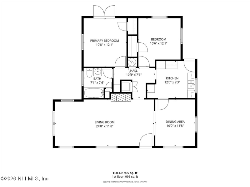 2 bedroom Single Family Residence at 1766 Greenridge Road, Colonial Terrace, Jacksonville — photo 2