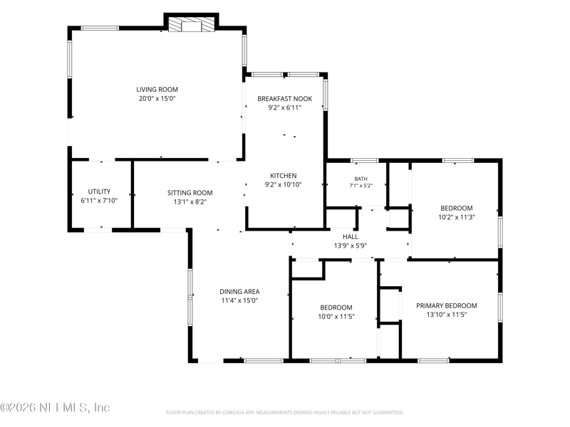 3 bedroom Single Family Residence at 3639 Rendale Drive, Cedar Hills, Jacksonville — photo 3