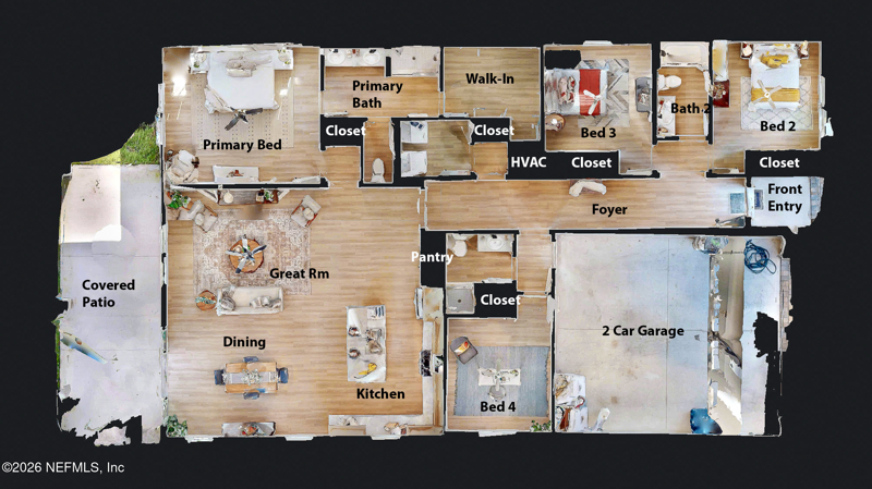4 bedroom Single Family Residence at 323 Elm Creek Drive, Silverleaf, St. Augustine — photo 2