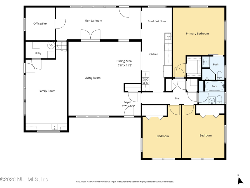 3 bedroom Single Family Residence at 3721 Via De La Reina, San Jose, Jacksonville — photo 2