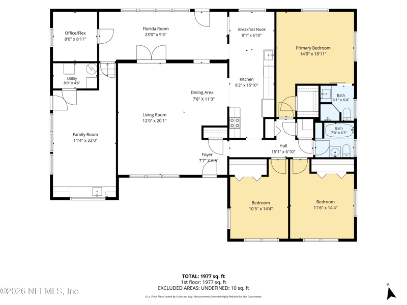 3 bedroom Single Family Residence at 3721 Via De La Reina, San Jose, Jacksonville — photo 4