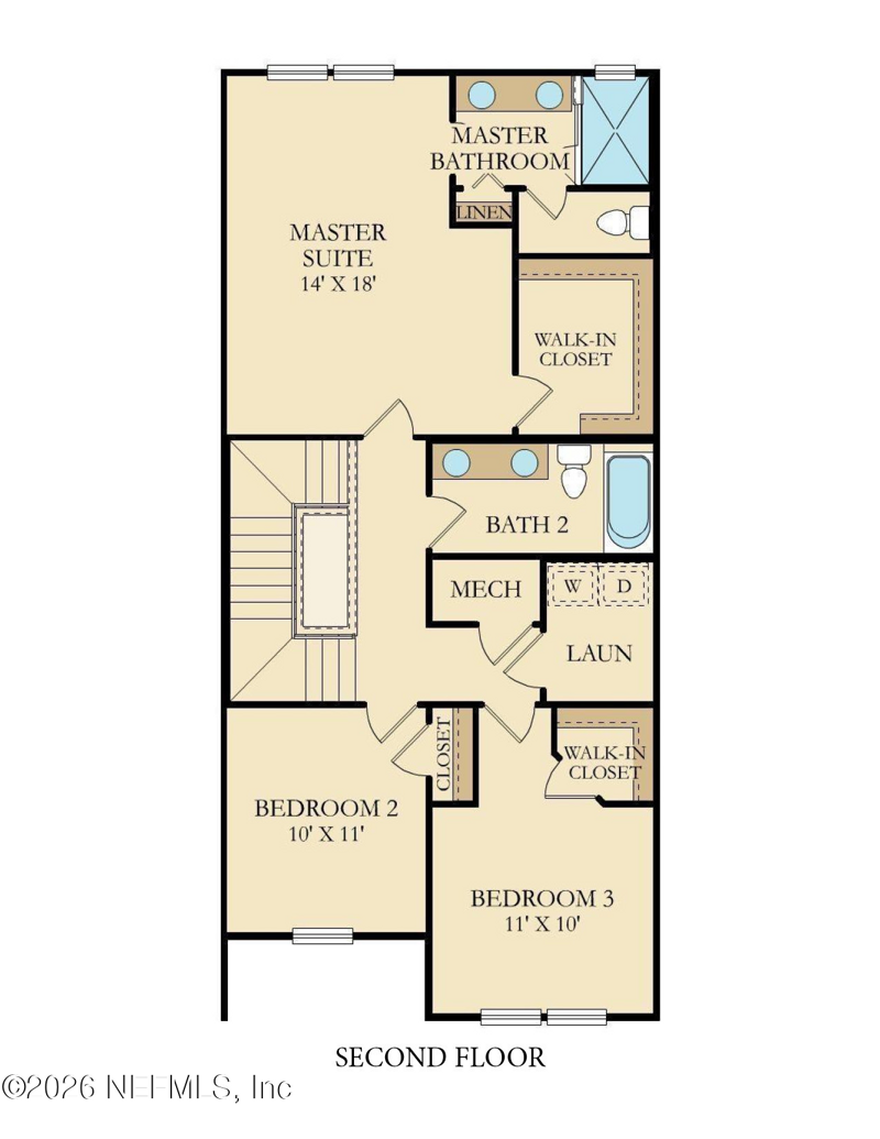 3 bedroom Townhouse at 10312 Benson Lake Drive, Longleaf, Jacksonville — photo 4