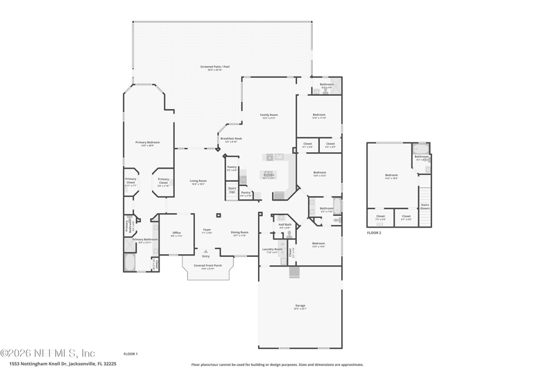 5 bedroom Single Family Residence at 1553 Nottingham Knoll Drive, Queens Harbour, Jacksonville — photo 2