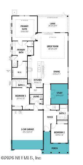 3 bedroom Single Family Residence at 54 Merchant Avenue, Watersong At Rivertown, St. Johns — photo 2