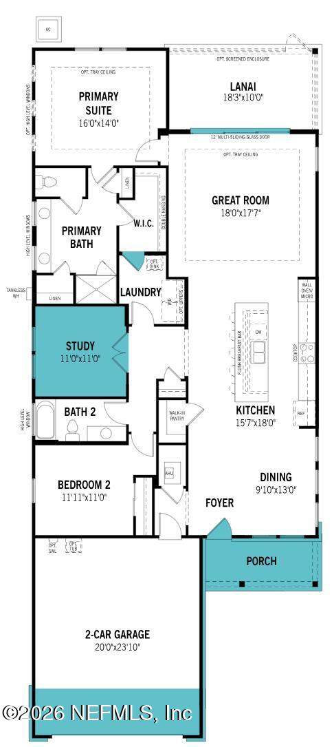 2 bedroom Single Family Residence at 64 Merchant Avenue, Watersong At Rivertown, St. Johns — photo 2