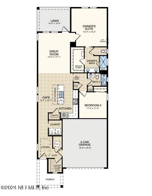 2 bedroom Single Family Residence at 151 Bees Knees Way, Reverie At Trailmark, St. Augustine — photo 2