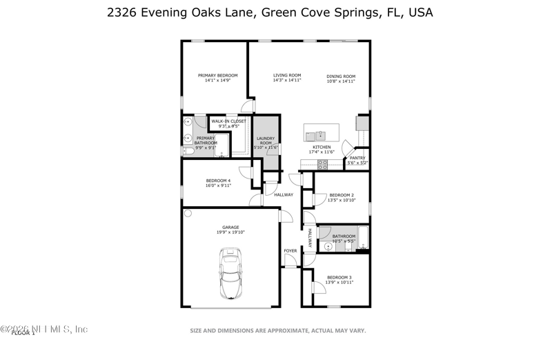 4 bedroom Single Family Residence at 2326 Evening Oaks Lane, Cross Creek, Green Cove Springs — photo 2