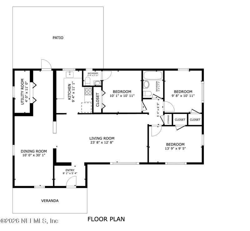 3 bedroom Single Family Residence at 2650 Emily Lane, Sans Souci, Jacksonville — photo 2
