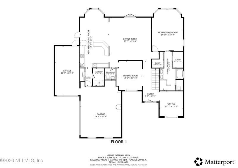 5 bedroom Single Family Residence at 1843 WILD DUNES CIRCLE Circle, Eagle Landing, Orange Park — photo 3