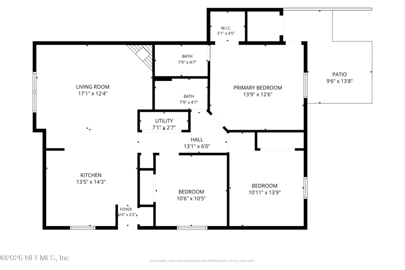 3 bedroom Single Family Residence at 1065 Hibiscus Street, Beach Harbor, Atlantic Beach — photo 3
