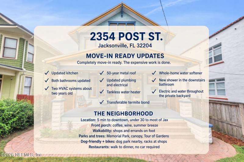 4 bedroom Single Family Residence at 2354 Post Street, Riverside, Jacksonville — photo 3