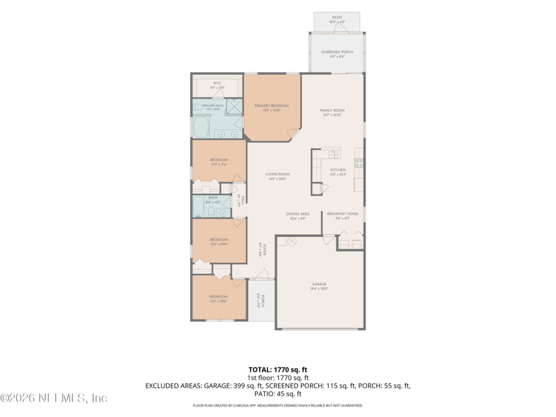 4 bedroom Single Family Residence at 1529 Cotton Clover Drive, Cannons Point, Orange Park — photo 2