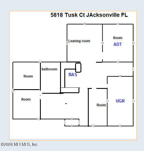 4 bedroom Single Family Residence at 5818 Tusk Court, Washington Estates, Jacksonville — photo 2