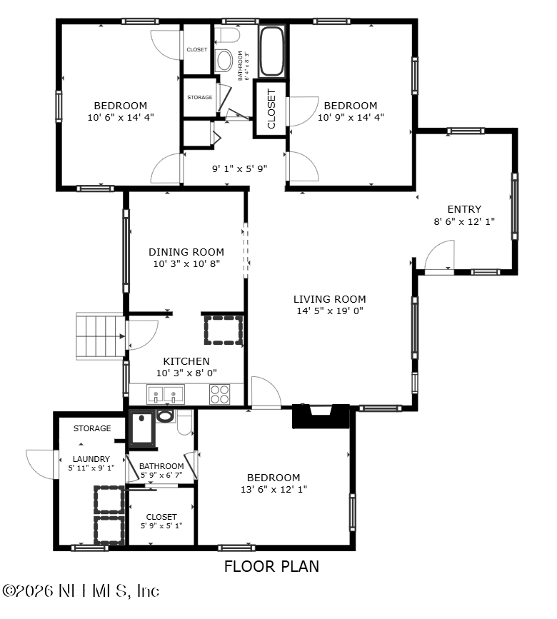 3 bedroom Single Family Residence at 4824 Sappho Avenue, Murray Hill, Jacksonville — photo 2