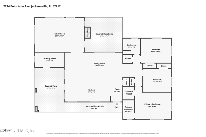 3 bedroom Single Family Residence at 7214 Poinciana Avenue, San Jose, Jacksonville — photo 3