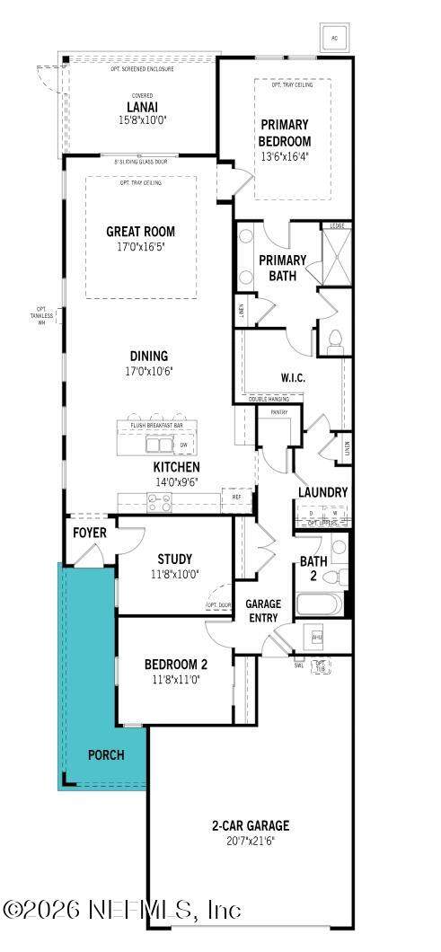 2 bedroom Townhouse at 80 Foxford Place, Watersong At Rivertown, St. Johns — photo 2