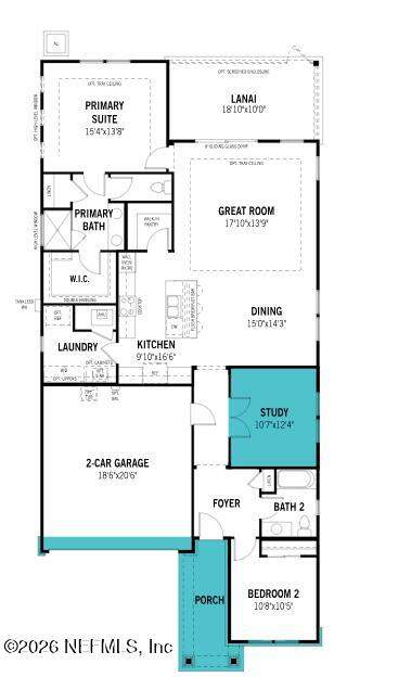 2 bedroom Single Family Residence at 281 Crafton Circle, Watersong At Rivertown, St. Johns — photo 2