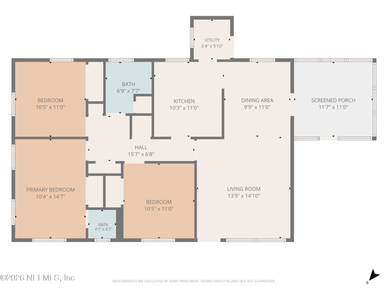 3 bedroom Single Family Residence at 4014 Conga Street, San Jose, Jacksonville — photo 2