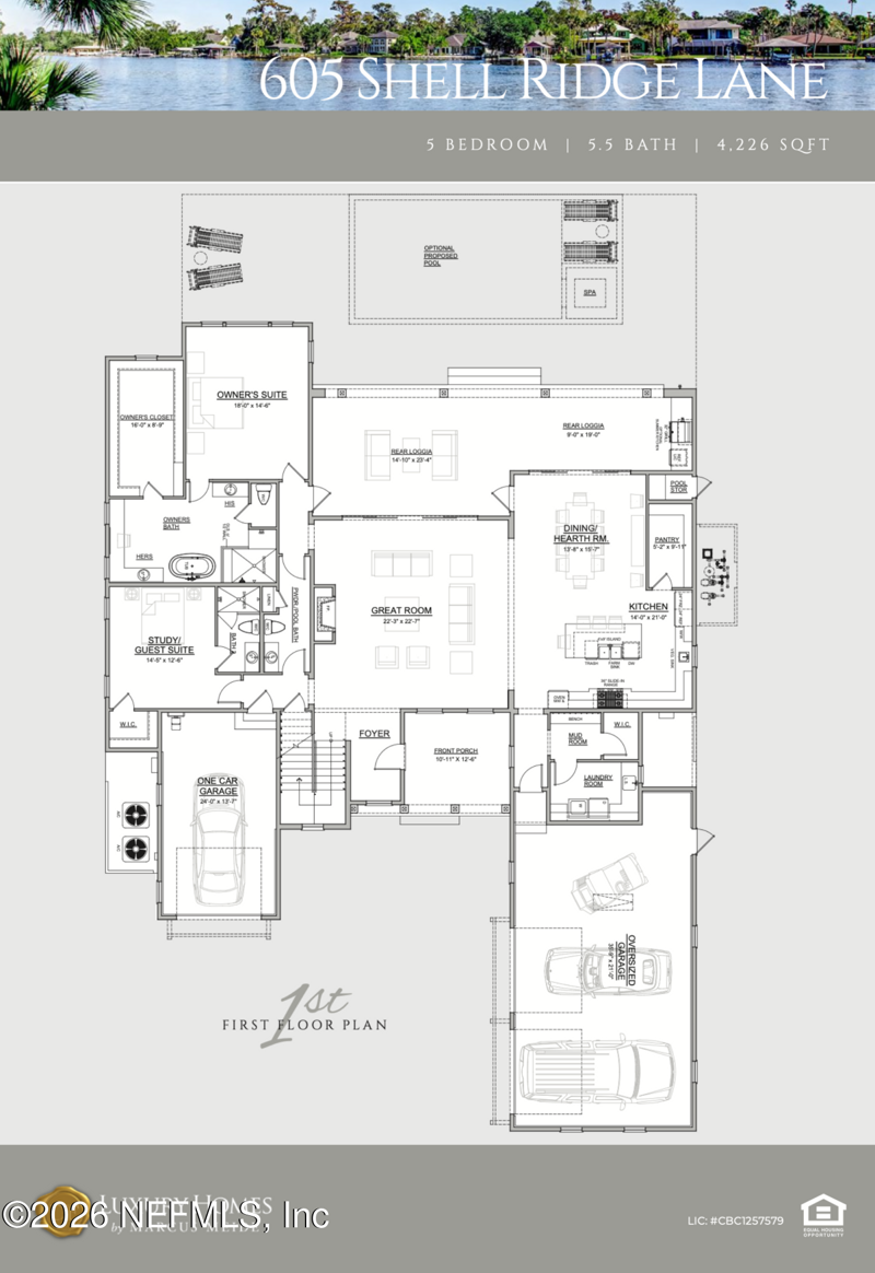 5 bedroom Single Family Residence at 605 Shell Ridge Lane, River Landing, Ponte Vedra — photo 2