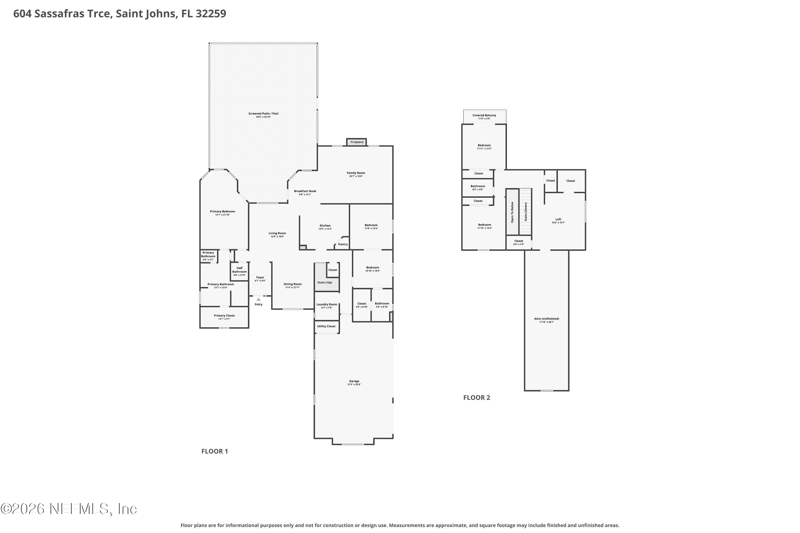 4 bedroom Single Family Residence at 604 Sassafras Trace, Julington Creek Plan, St. Johns — photo 2